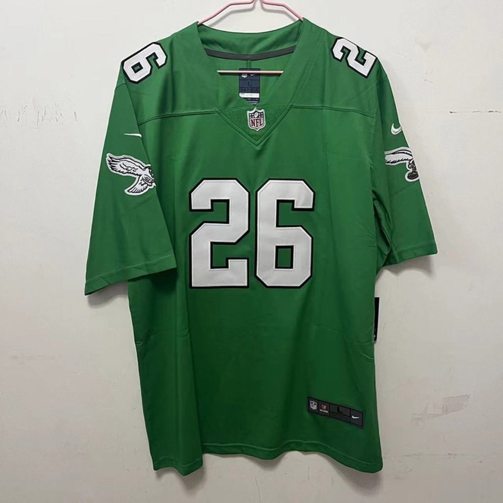 NFL Philadelphia Eagles #26 Green Jersey - Saquon Barkley